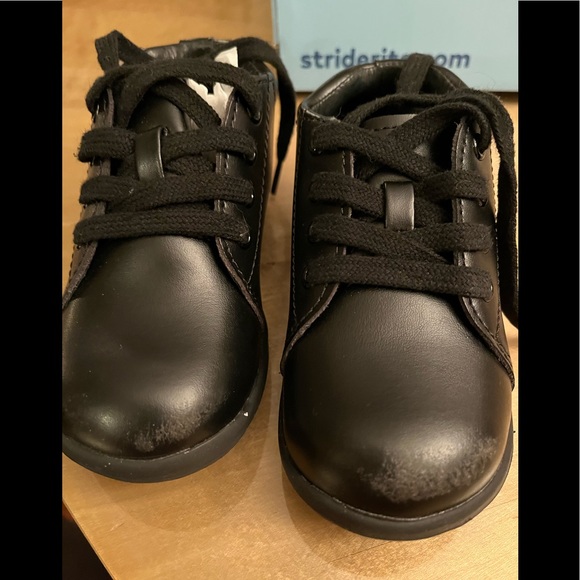 Stride Rite Other - Stride Rite black toddler shoes, lace up size 7W